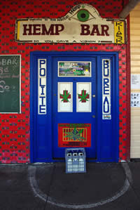 Nimbin Hemp Bar Door